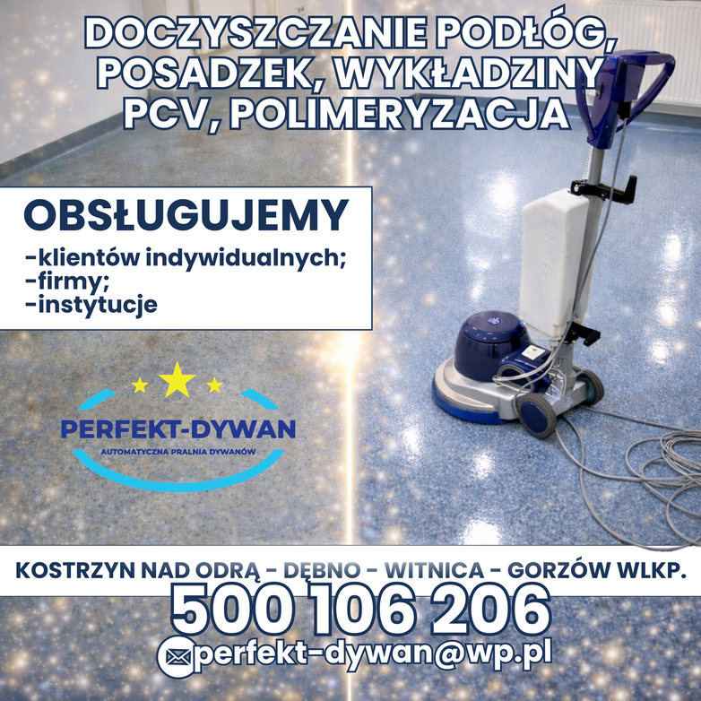 Doczyszczanie podłóg i polimeryzacja — Perfekt Dywan